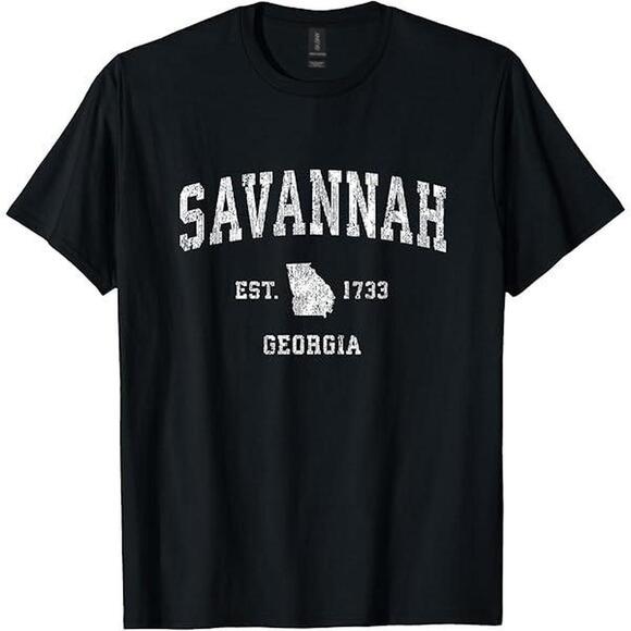 Other - Black Savannah Georgia Cotton T Shirt T Shirt